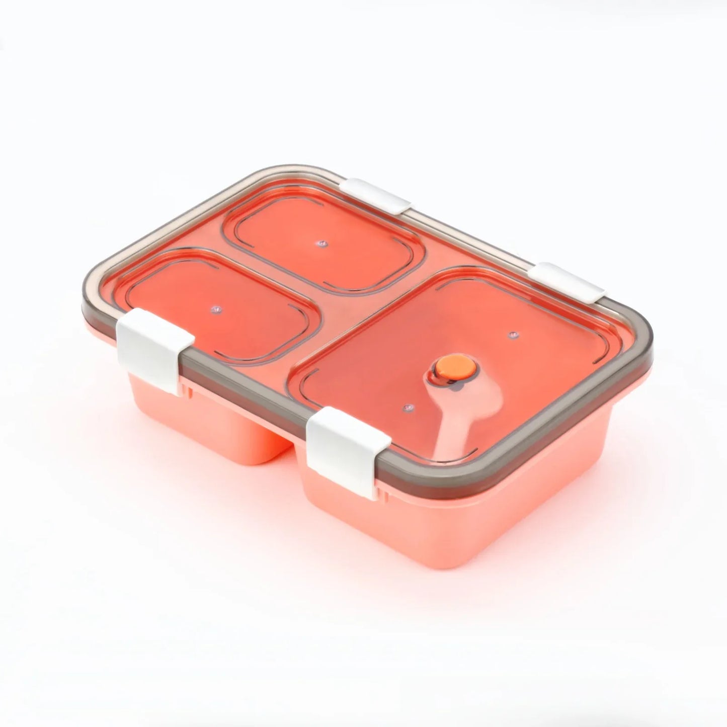 5627 Plastic Lunch Box For Kids Lunch Box For Kids 3 Compartment Insulated Lunch Box Tiffin Box For Boys Girls School Office Men (3 Compartment Lunch Box) - Zidbik