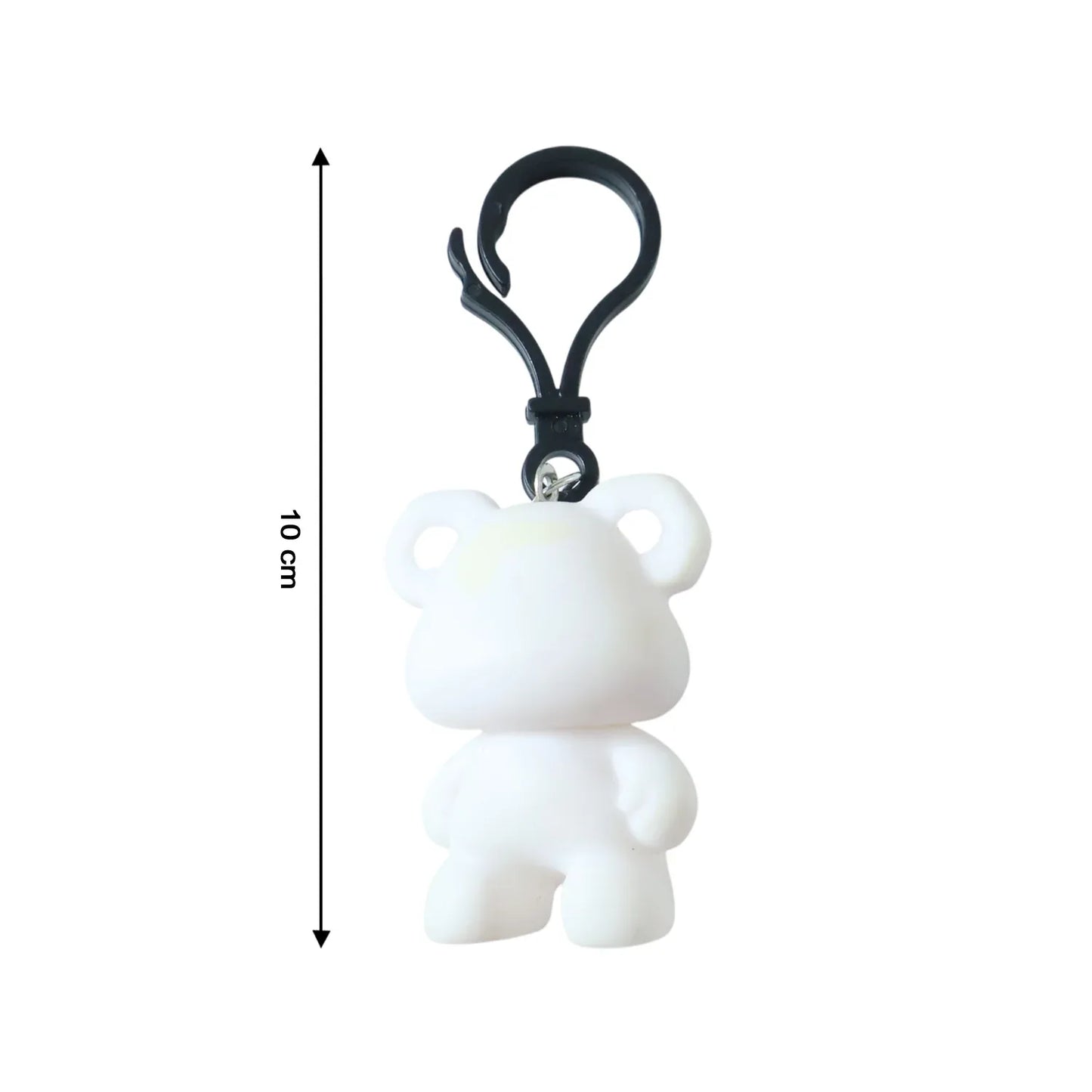 Cute Bear Figure Keychain (1 Pc) - Zidbik
