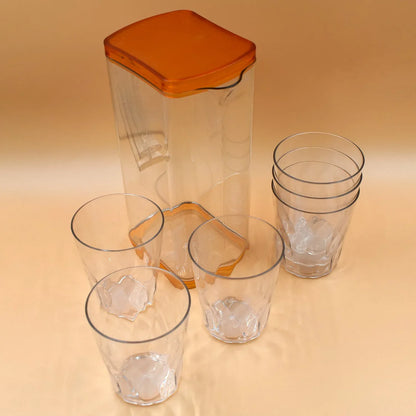 2246 Resistant Glass Jug For Juice Milk Cold Or Hot Beverages - Zidbik