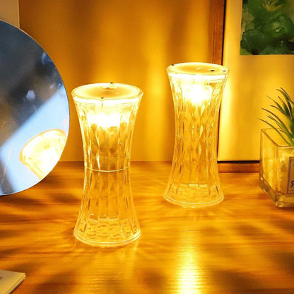 Crystal Lamp Universal Night Light Soft Lighting (1 Pc) - Zidbik