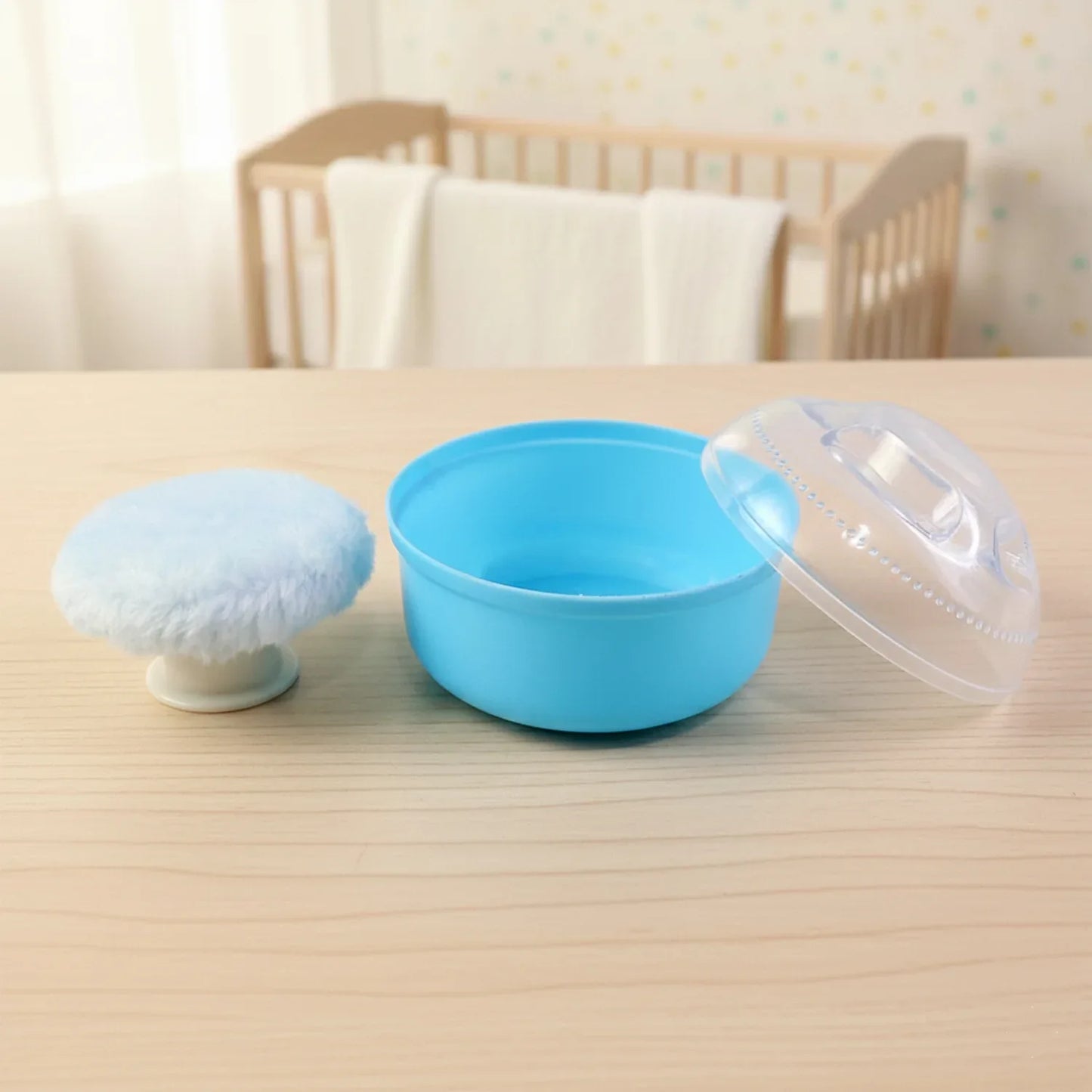 Baby Powder Puff Storage Box Set - Zidbik