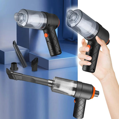 0390 Vacuum Cleaner Dust Collection 2 In 1 Car Vacuum Cleaner High-power Handheld Wireless Vacuum Cleaner Home Car Dual-use Portable Usb Rechargeable Mini Car Vacuum For Vehicle Home And Office - Zidbik