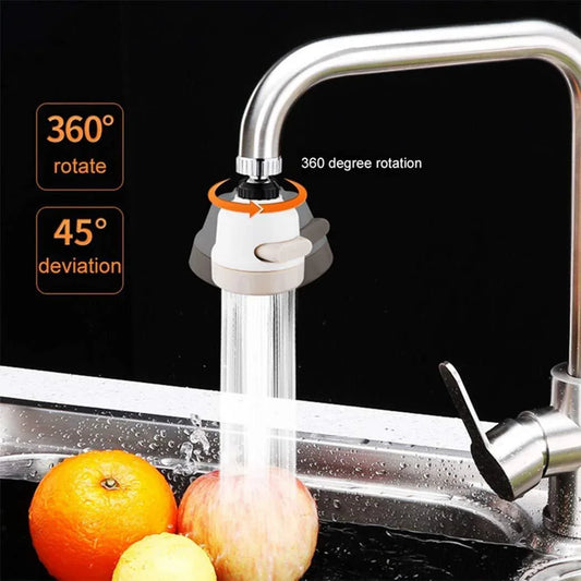 1589 Rotatable Splash Proof 3 Modes Water Saving Nozzle Filter Faucet Sprayer - Zidbik