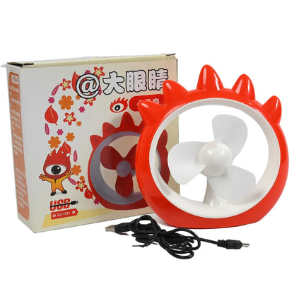 7713 Mini Desktop Fan Rechargeable Table Fan Handheld Fan Usb Fan Desk Fan Cooling Fan For Home Office Car Multi Use Fan (Battery Not Include) - Zidbik