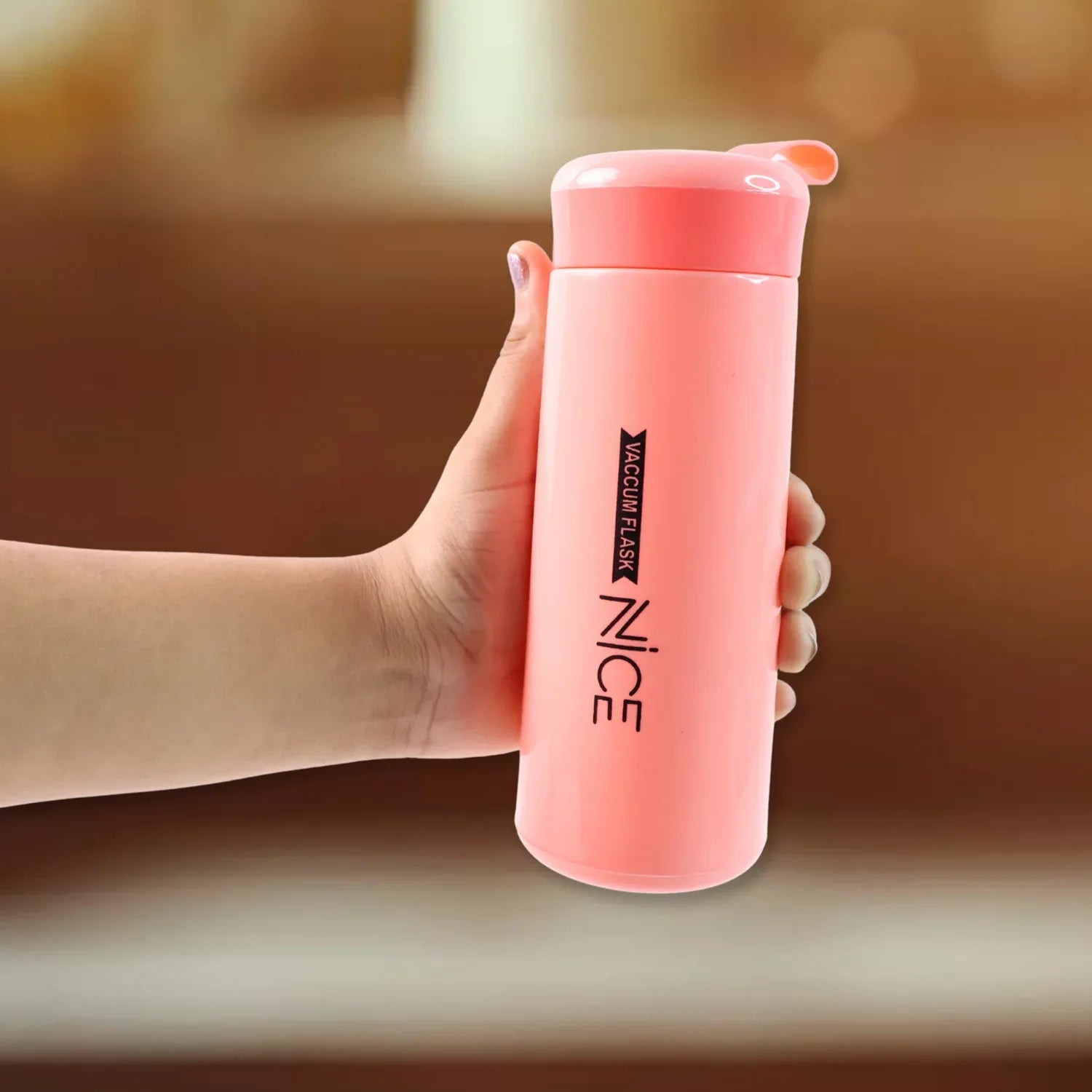Plastic Vacuum Flask Bottle - (1 Pc 400ml) - Zidbik
