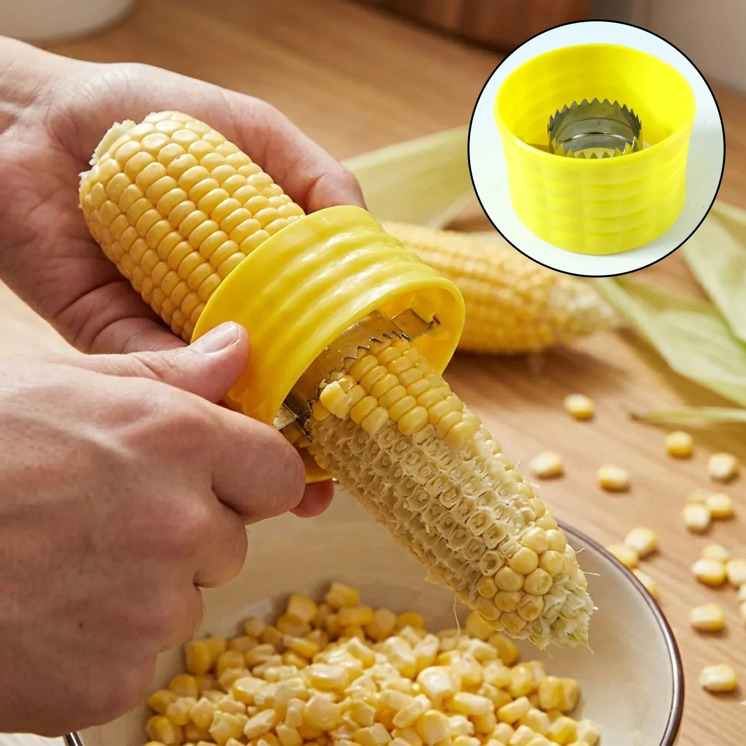 Handheld Corn Kernel Stripper Corn Peeler Tool (1 Pc) - Zidbik