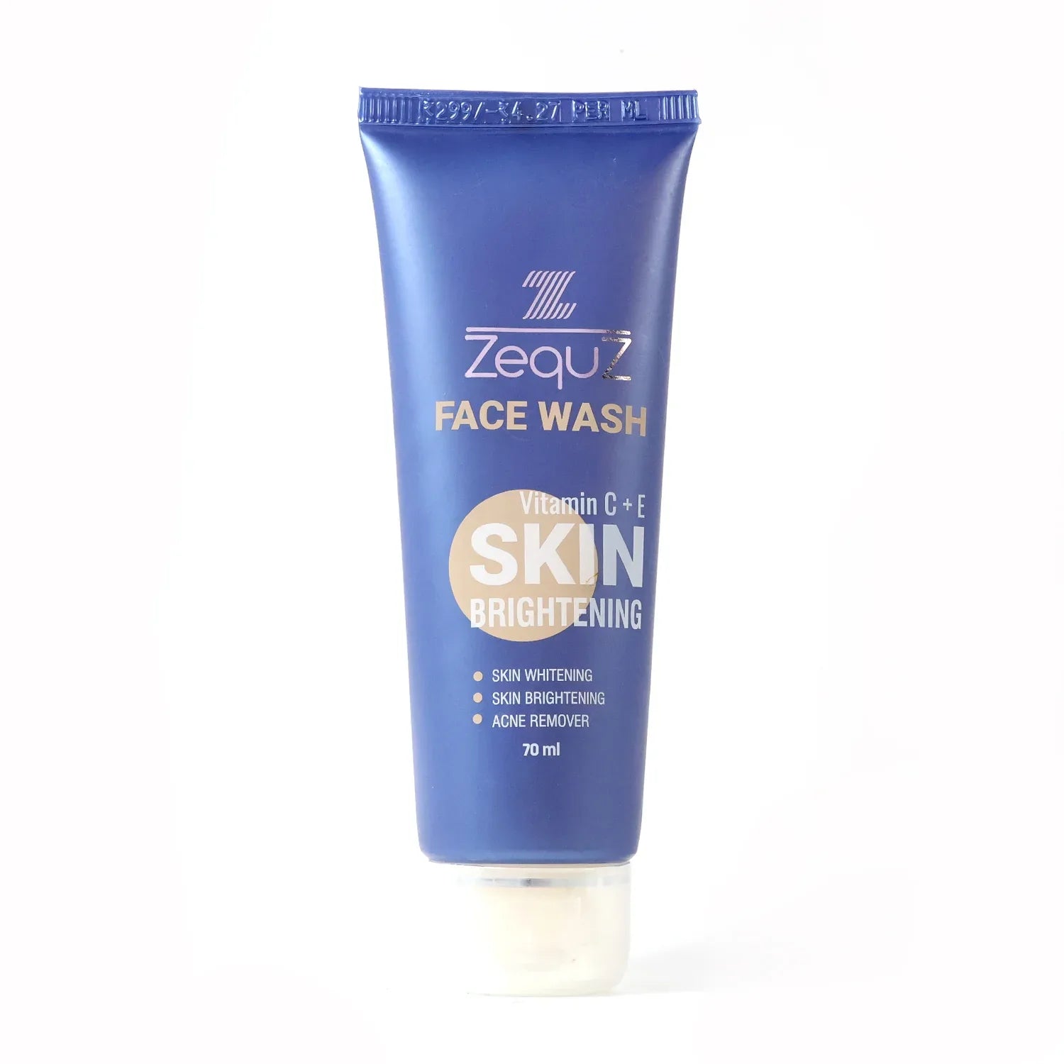 Zequz Vitamin C + E Brightening Face Wash - (1 Pc 70 Ml) - Zidbik