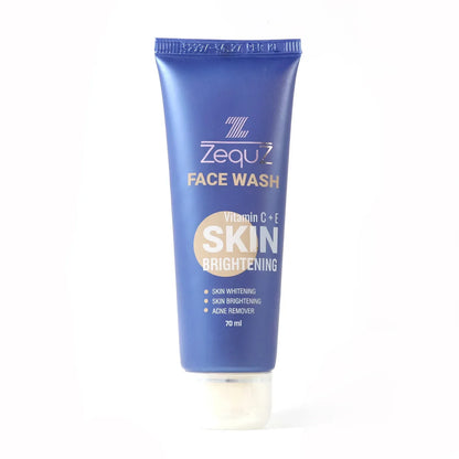 Zequz Vitamin C + E Brightening Face Wash - (1 Pc 70 Ml) - Zidbik