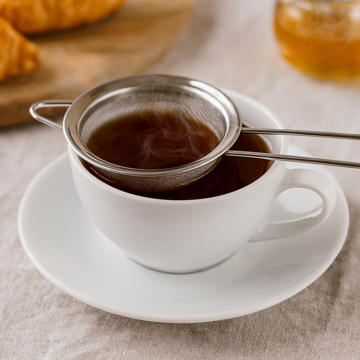 Supermom Slim Stainless Steel Strainer (1 Pc) - Zidbik