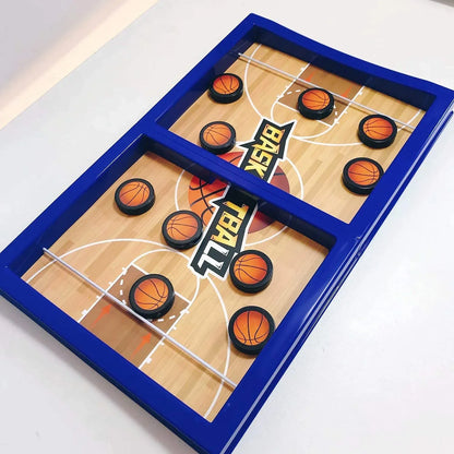 17632 Fast Sling Basketball Puck Game Paced Table Desktop Battle Ice Hockey Game For Adults And Kids Parent-child Winner Board Games Interactive Toy Desktop Table Game17632_desktop_basketball_puck_game - Zidbik