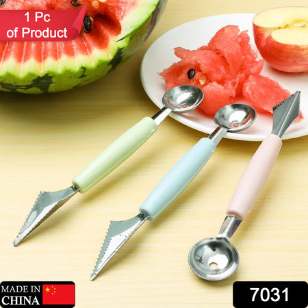 7031 Multifunctional Stainless Steel Fruit Vegetable Pattern Carving Knife Peeler Corer Spherical Dig Ball Scoop Garnishing Dig Ball Spoon Kit. - Zidbik