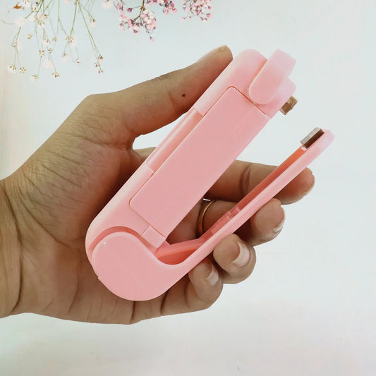 7675 Mini Sealing Machine Plastic Bag Sealer Portable Mini Super Seal Packing Plastic Bag Tool Sealing Machine Hand Held Heat (1pc) - Zidbik