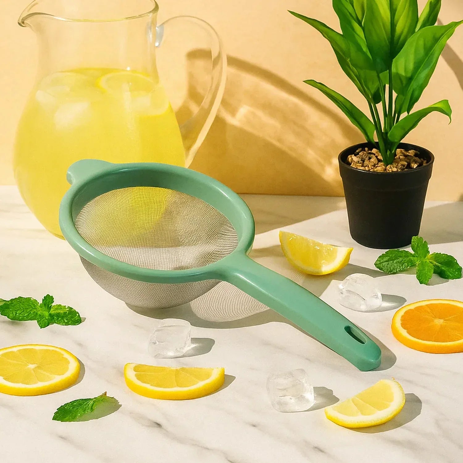 Apex Large Kitchen Strainer - (1 Pc) - Zidbik