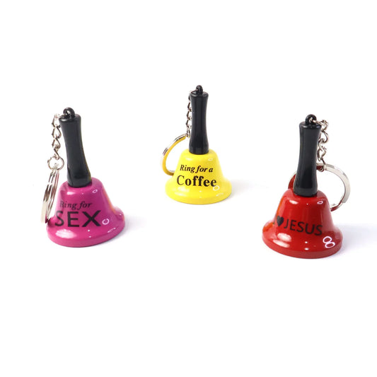 Mini Hand Bell With Keychain (1 Pc) - Zidbik