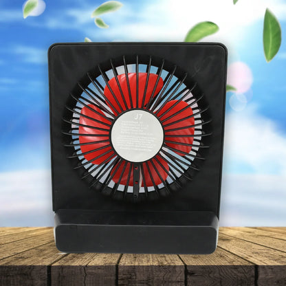 8890 Portable Desk Fan Table Fan 1 Step Speed Setting Fan Personal Desk Fan Suitable For Office School Home Use - Zidbik