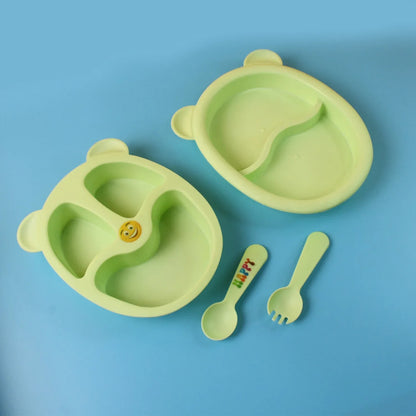 Premium 4-piece Kids Mealtime Feeding Set - Zidbik