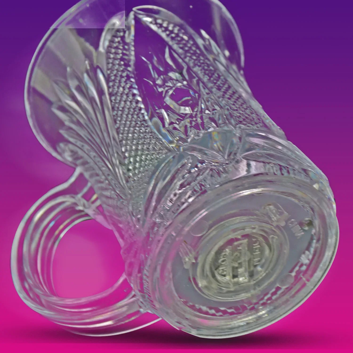 4727 Flashing Cup Led Water Sensor Light Up Cup With Handle For Home Kitchen Fun Luminous Water Cup Party Birthday Nightclub Christmas Disco Entertainment Cup (2 Pcs Set) - Zidbik