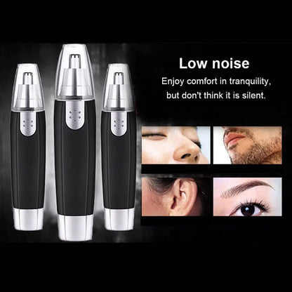 6003 Sharp New Ear And Nose Hair Trimmer Professional Heavy Duty Steel Nose Clipper Battery-operated. - Zidbik