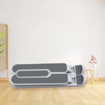 7240 Adjustable Laptop Stand Holder With Built-in Foldable Legs And High Quality Fibre - Zidbik