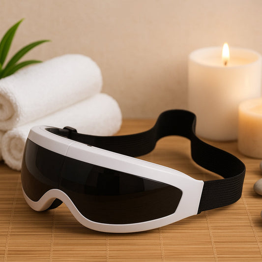 Electric Eye Massager With Adjustable Elastic Band (1 Pc) - Zidbik