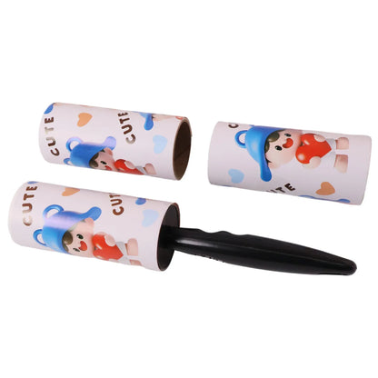 Reusable Sticky Lint Roller With Handle (1 Set) - Zidbik