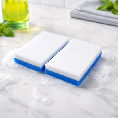 Dual Layer Cleaning Sponge Eraser Pads (2 Pc) - Zidbik
