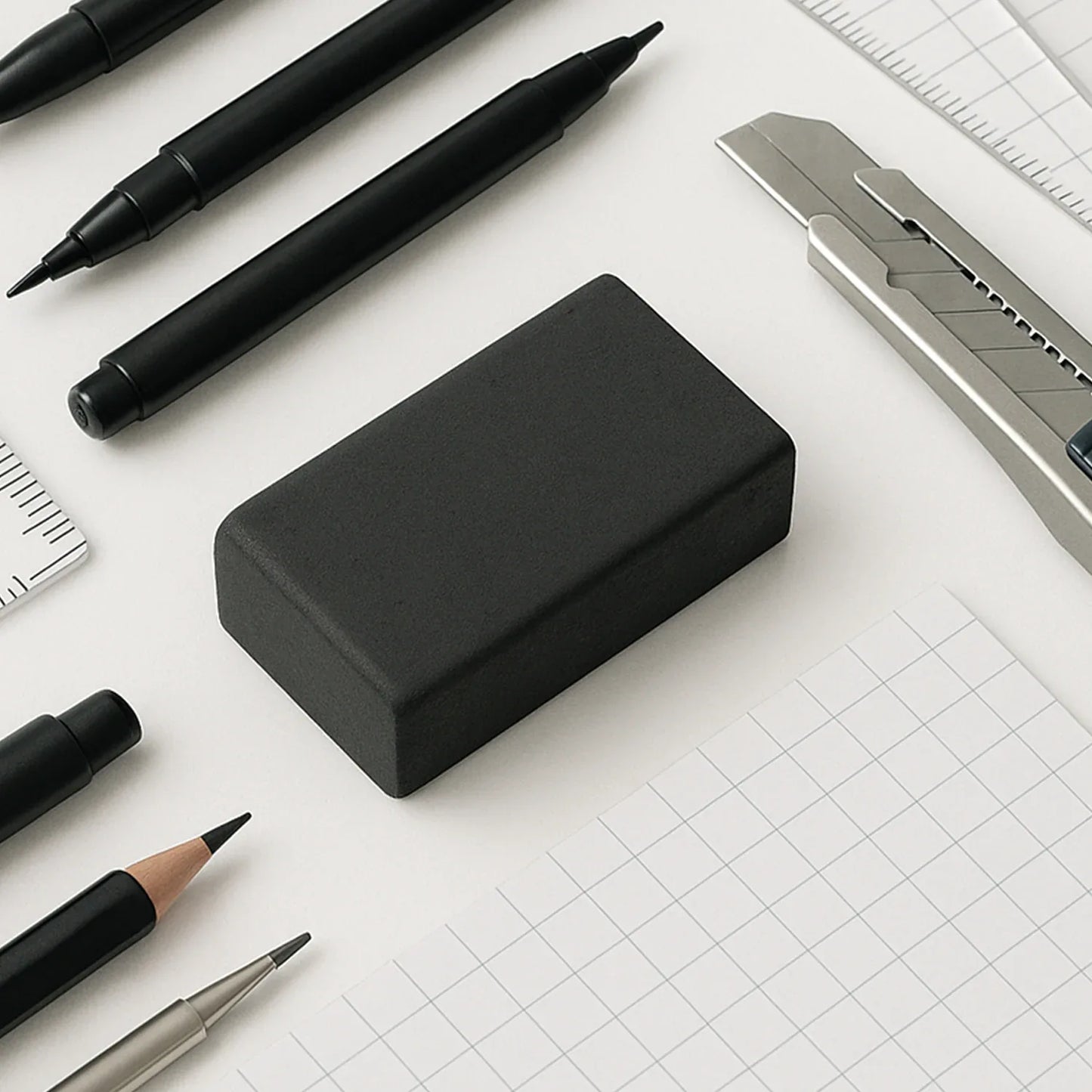 Fancy Stylish Eraser (30 Pc Mix Design) - Zidbik