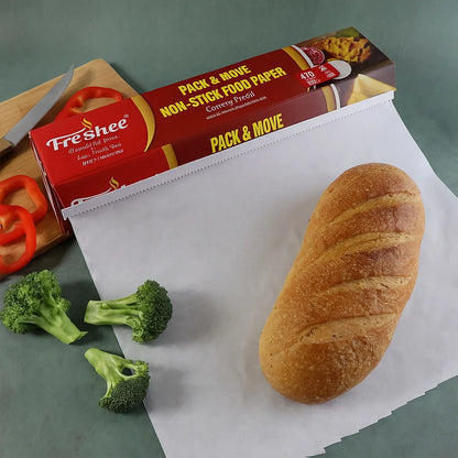 Freshee Pack Move Non-stick Food Paper 40 Meter + 5 Meter Free (Total 45 Meter) - Zidbik
