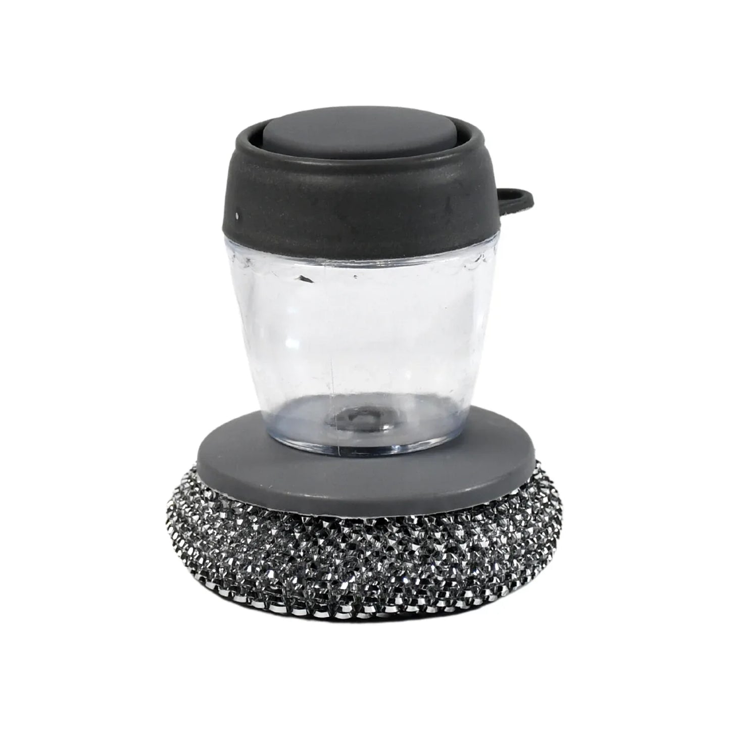 4921 Soap Dispensing Palm Brush Washing Liquid Dish Brush Soap Pot Utensils With Dispenser Cleaning - Zidbik