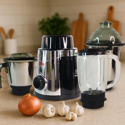 Orbit Heavy Duty 1 Hp (746) Watts Mixer Grinder With 4 Multipurpose Jars - Zidbik