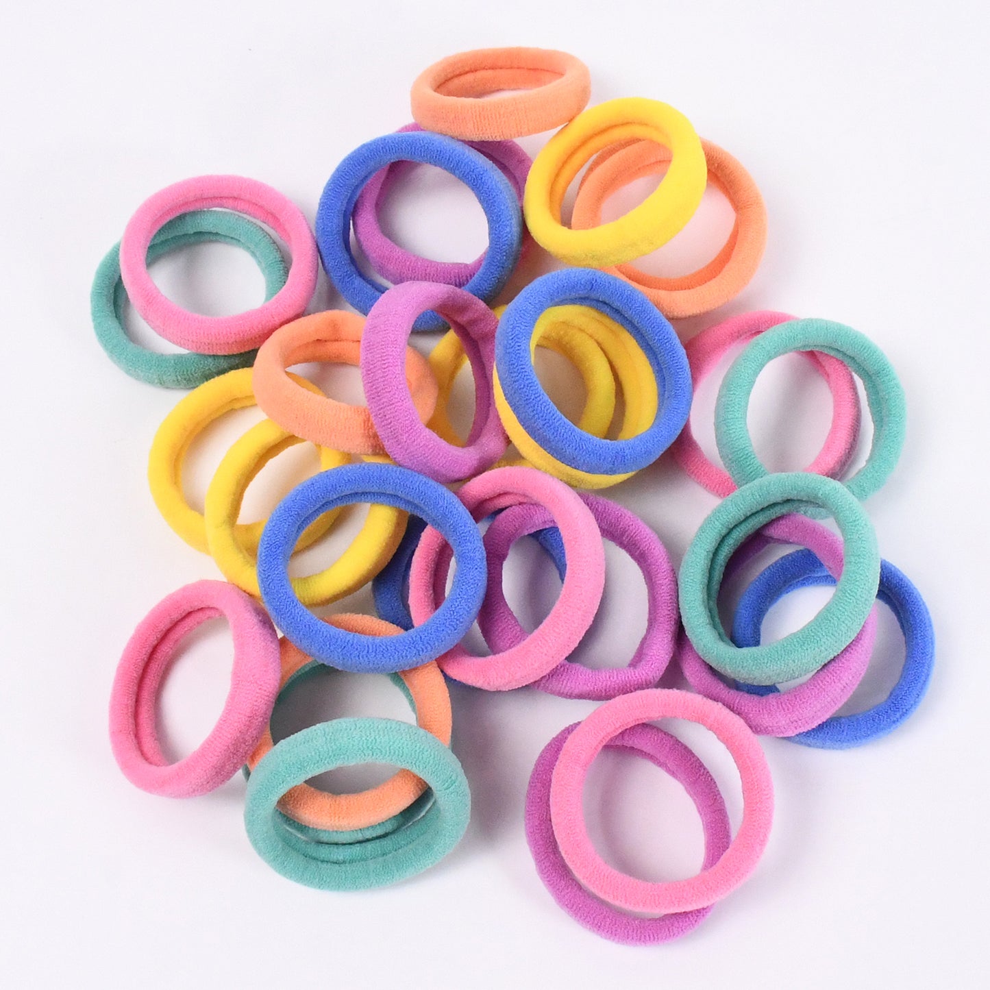 Mini Hair Ties Mini Hairlines Mini Hairbands (30 Pcs Set) - Zidbik