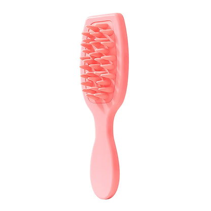 Multipurpose Silicone Scalp Massager Shampoo Brush (1 Pc) - Zidbik
