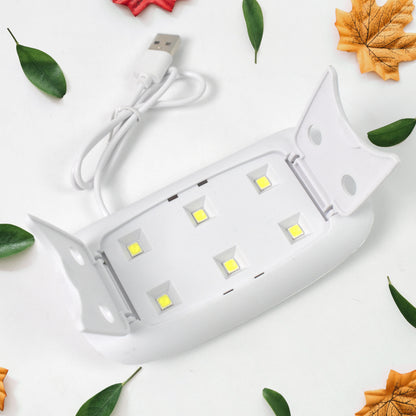 Uv Led Lamp Nail Dryer Mini Portable Nail Lamp Professional  (1 Pc) - Zidbik