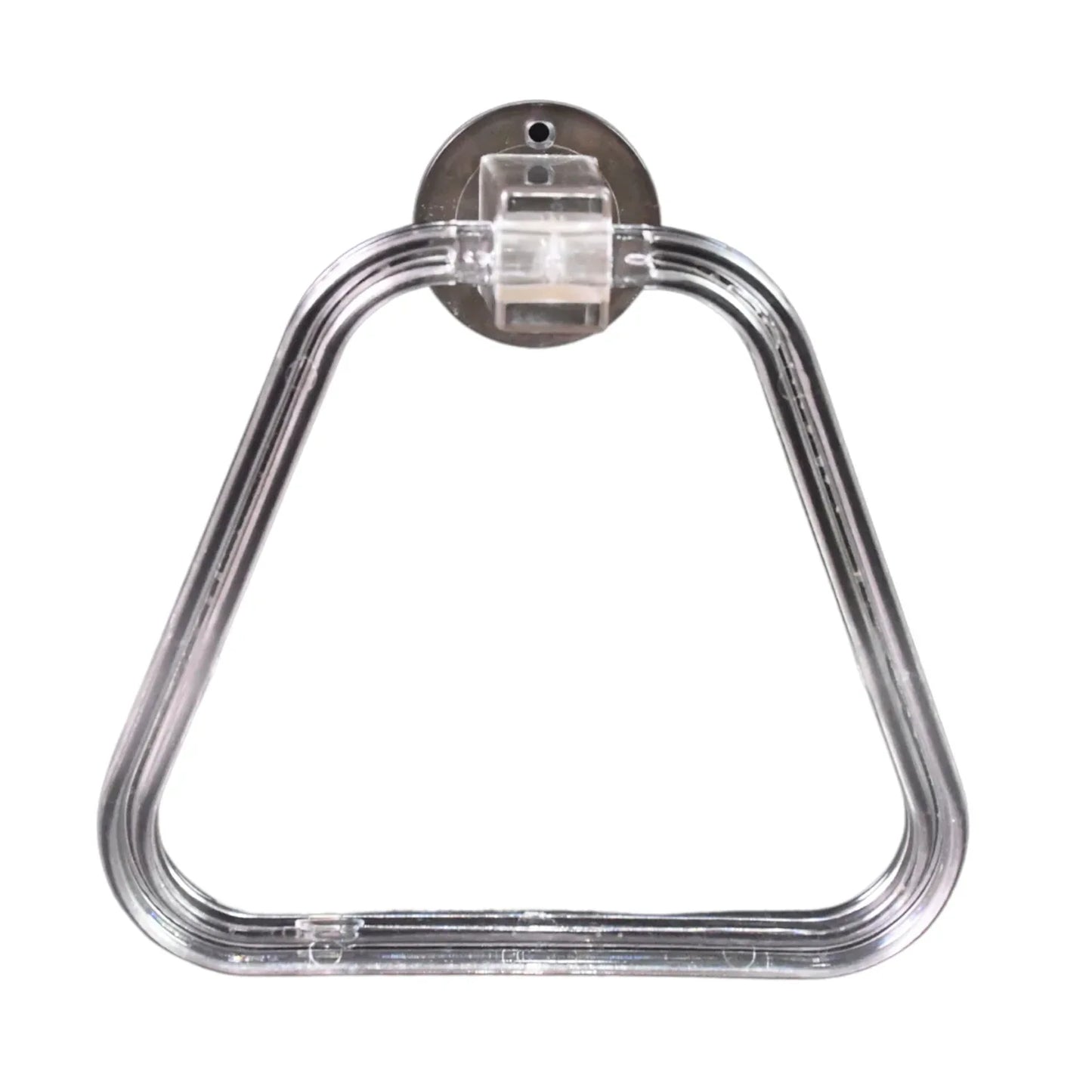 Unbreakable Abs Square Towel Ring Wall Mounted Stand Holder (1 Pc) - Zidbik