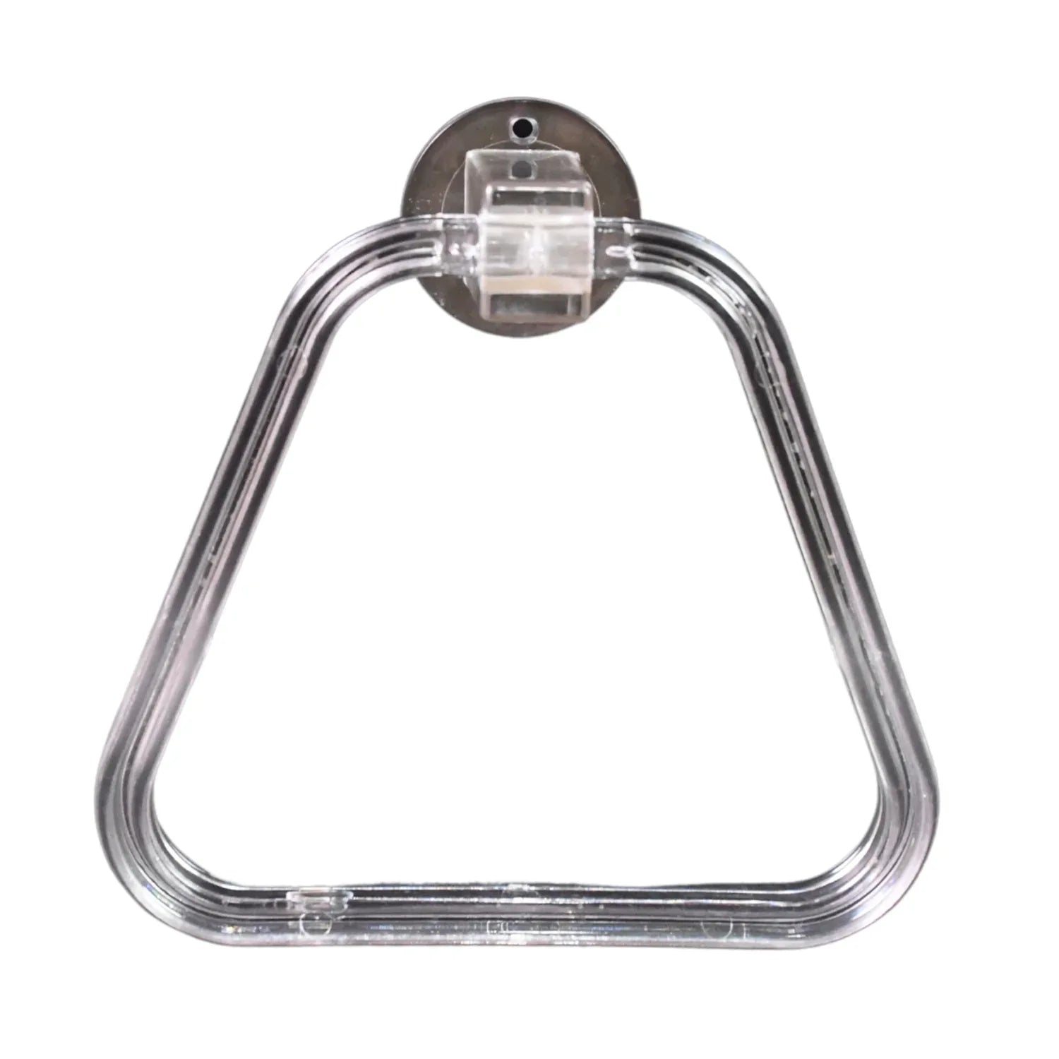 Unbreakable Abs Square Towel Ring Wall Mounted Stand Holder (1 Pc) - Zidbik