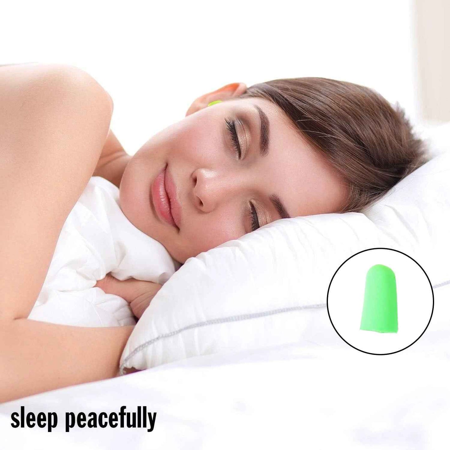 Soft Foam Earplugs - Noise-Cancelling Earplugs (4 Pairs)