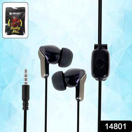 Premium Wired Stereo In-ear Earphones (1 Pc) - Zidbik