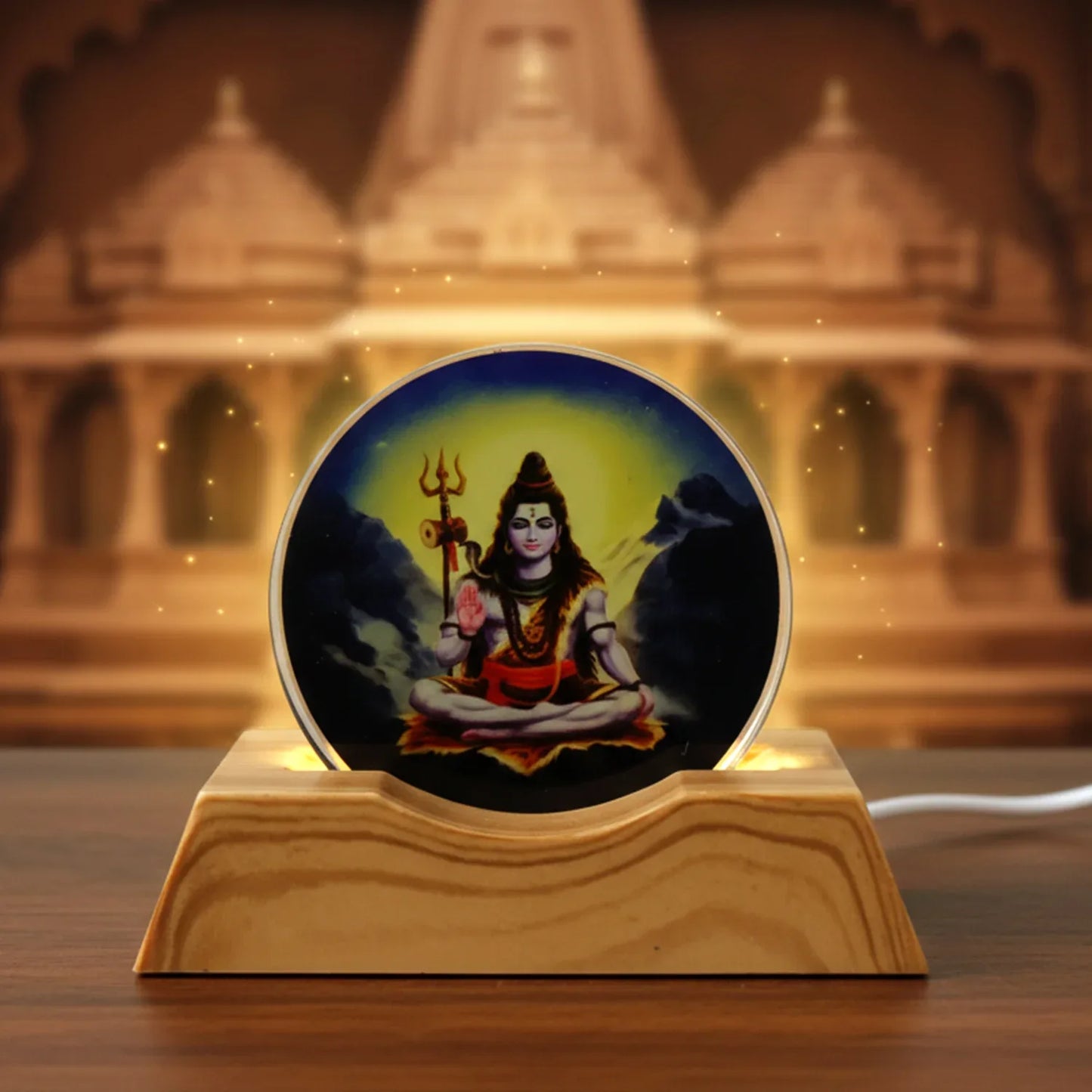 3d Creative Lord Shiva Led Night Lamp (1 Pc) - Zidbik