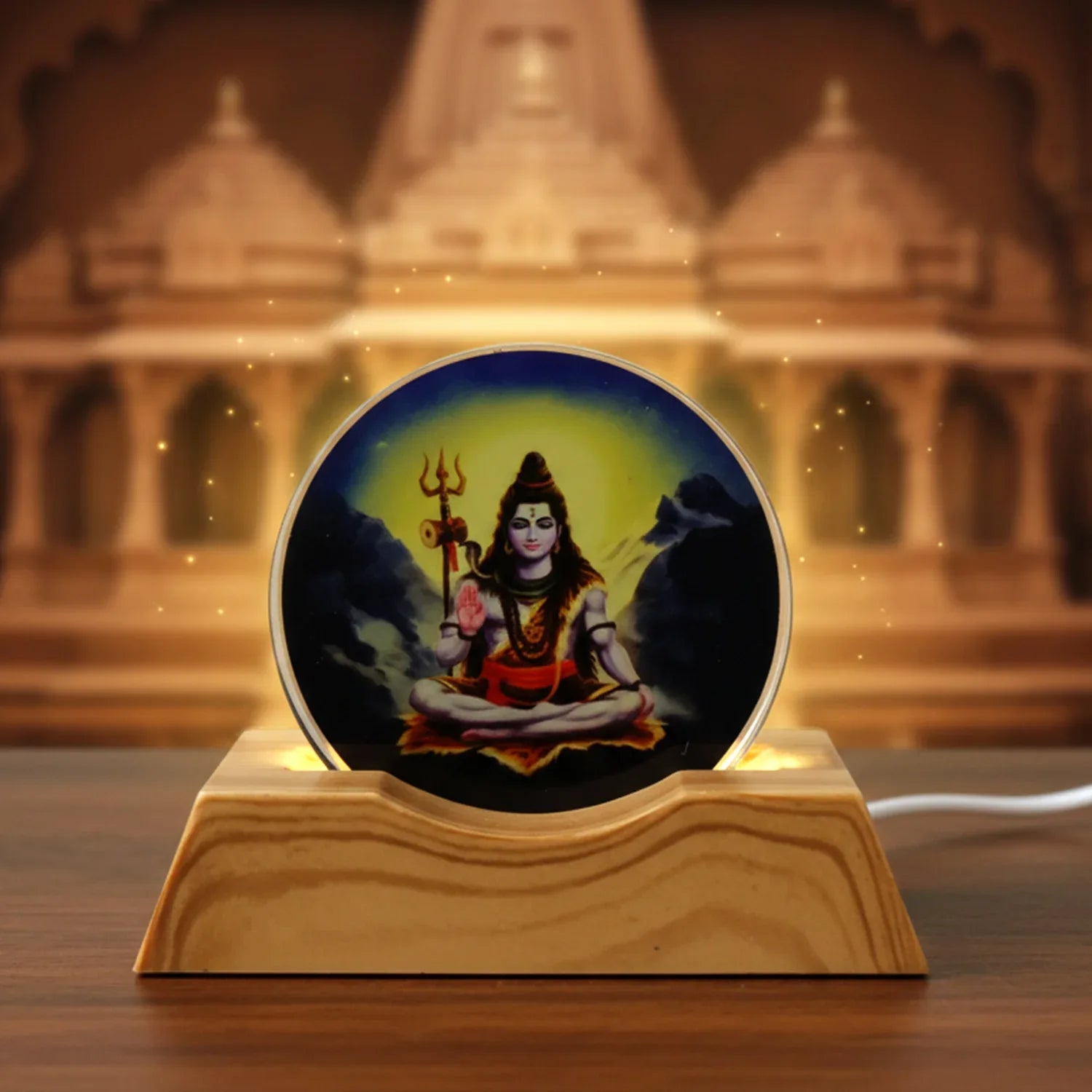 3d Creative Lord Shiva Led Night Lamp (1 Pc) - Zidbik