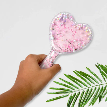 Heart Shape Hair Brush Massage Shower Comb (1 Pc) - Zidbik