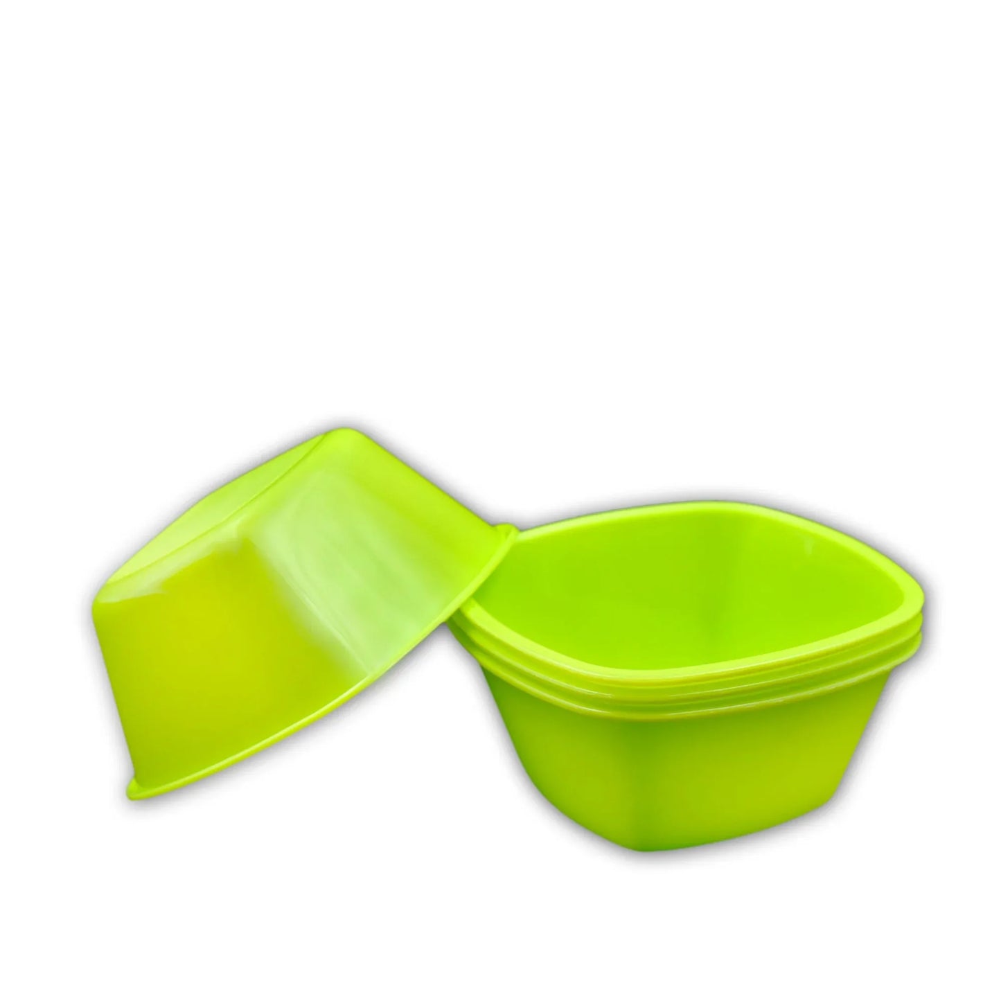 2427 Square Plastic Bowl For Serving Food (Pack Of 4) - Zidbik