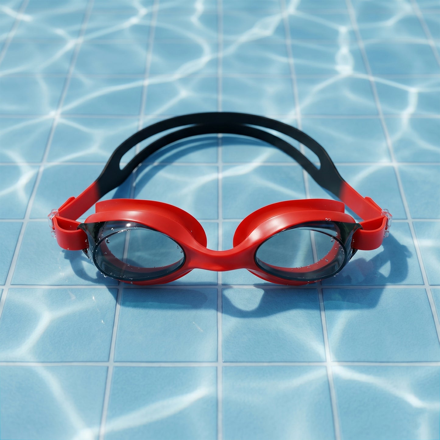 Premium Swimming Goggles With Adjustable Strap (1 Pc)