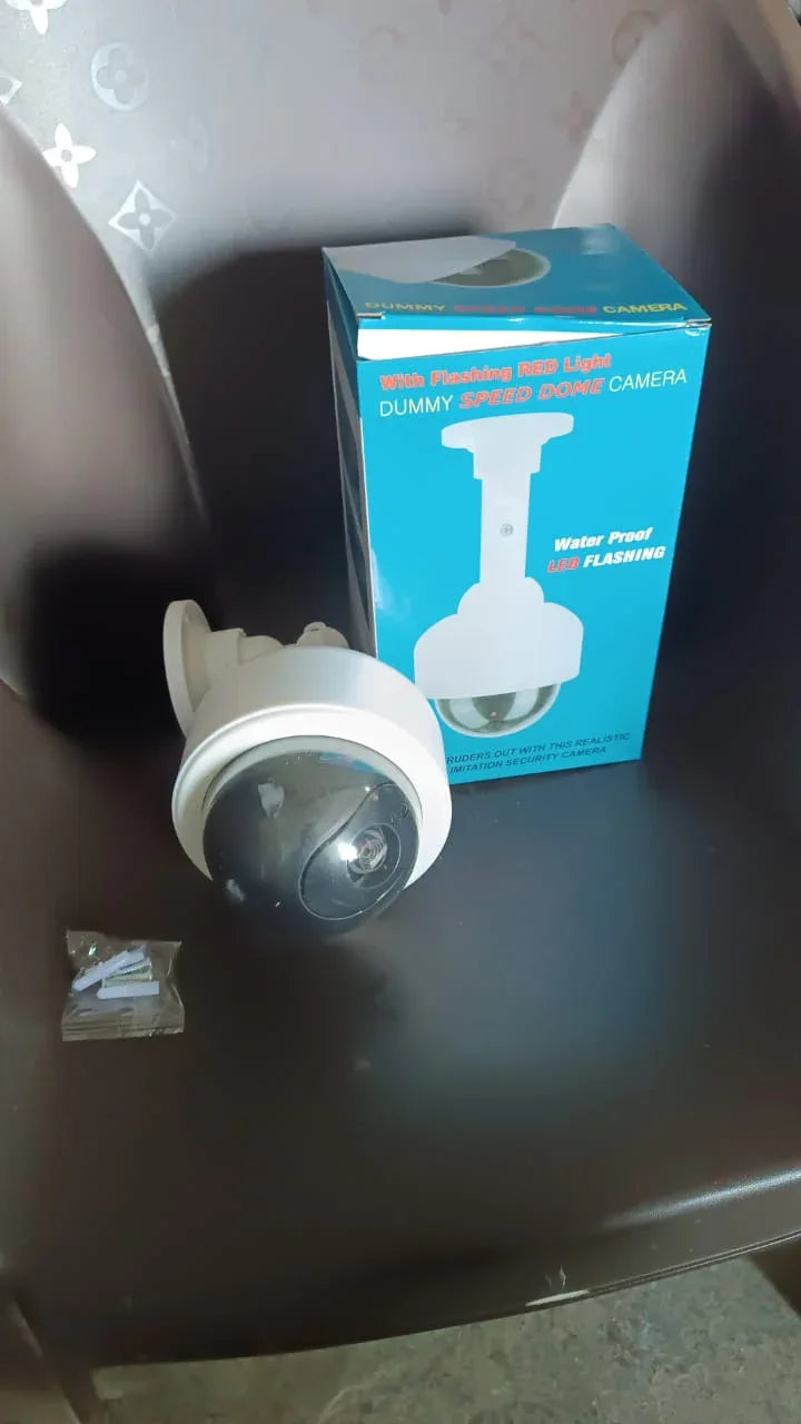 Fake Dummy Camera Cctv With Flashing Red Led Light (1 Pc Battery Not Included) - Zidbik