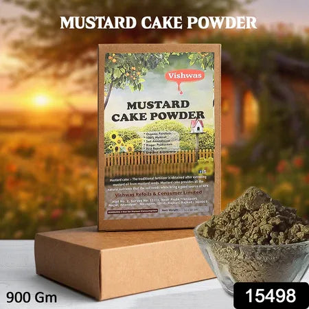 Mustard Cake Fertilizer For Plants 900gm - Zidbik