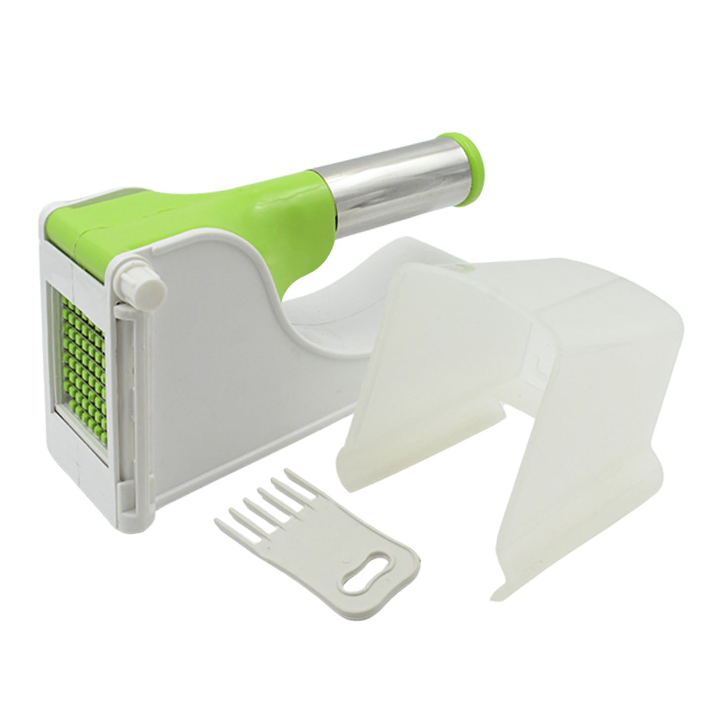114 Virgin Plastic French Fry Chipser Potato Chipserpotato Slicer With Container - Zidbik