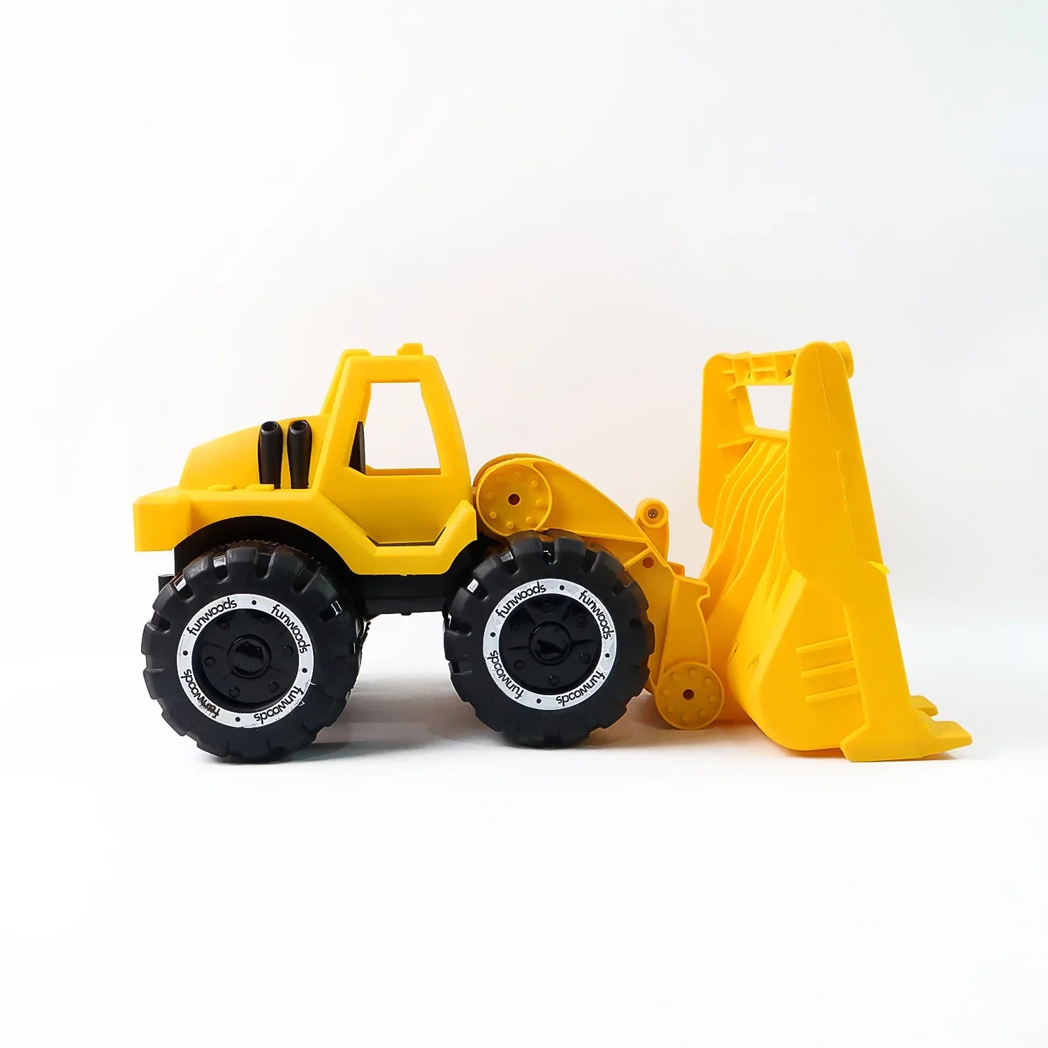 Funwoods Friction-powered Front Loader Bulldozer Toy - (1 Pc) - Zidbik