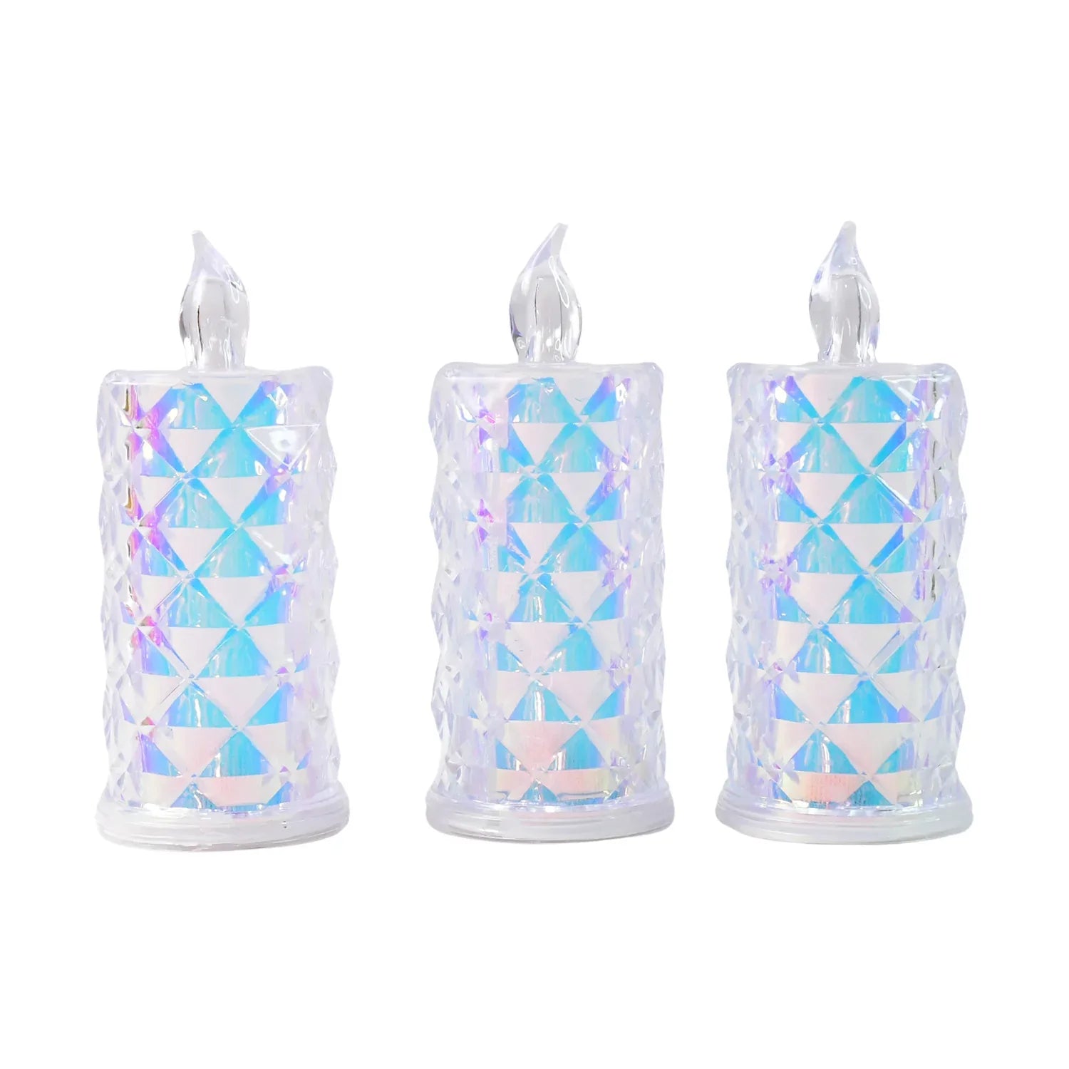 Led Flameless Decorative Candle Lights (3 Pc Set) - Zidbik