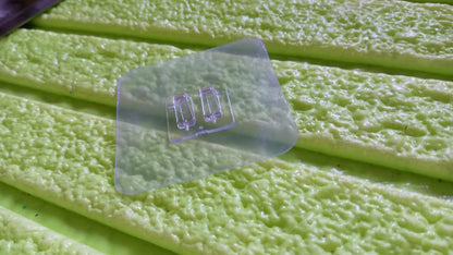 7430 Household Self Adhesive Wall Hooks Punch-free Wall-mounted Hook Seamless Transparent No Nails Drill Waterproof Hooks For Bathroom Kitchen Home (1 Pc) - Zidbik