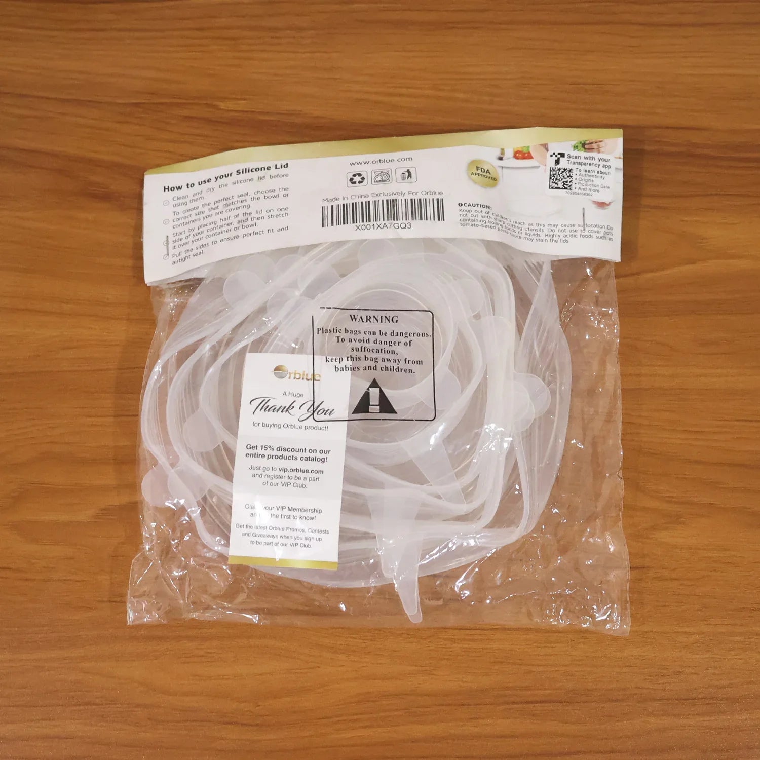 Reusable Stretchable Food Cover Set (6 Pc) - Zidbik