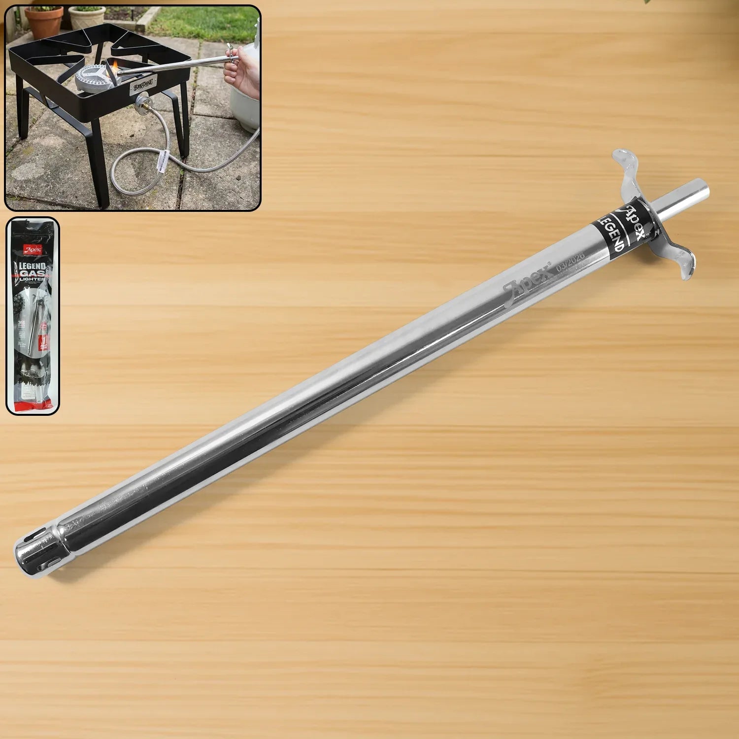 Extra-long Stainless-steel Gas Stove Lighter (1.5 Feet Length) - Zidbik